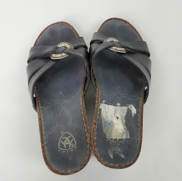ARIAT Leather Sandals Arch Suporting Sz 6 EUC! - Picture 6 of 13